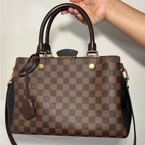 Louis Vuitton leather handbag